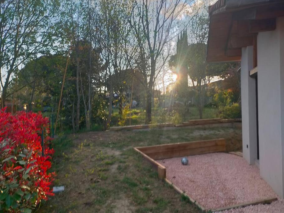 Studio Ambiance Verdoyante Et Vue Sur La Vallee Auzeville-Tolosane Exteriér fotografie